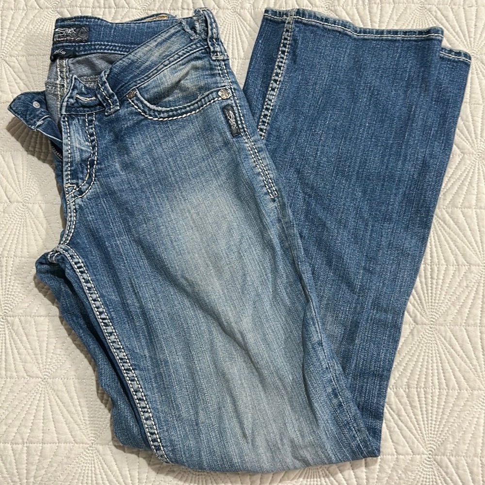 Silver jeans